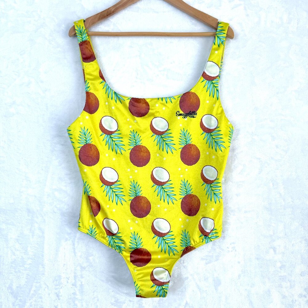 Budgy Smuggler Smugglettes One Piece Swimsuit Juniors US XXL AUS 16 Yellow